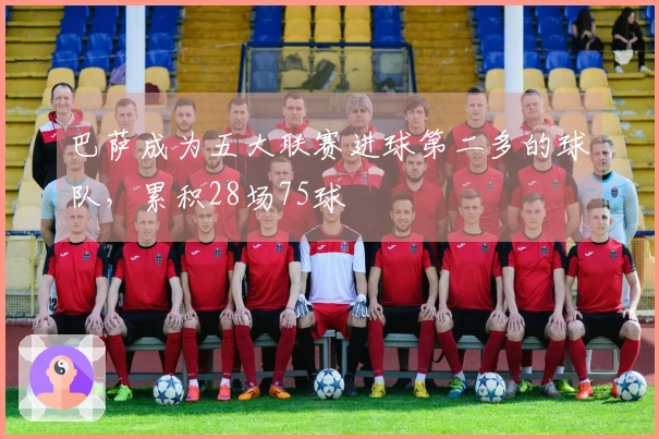 巴萨成为五大联赛进球第二多的球队，累积28场75球